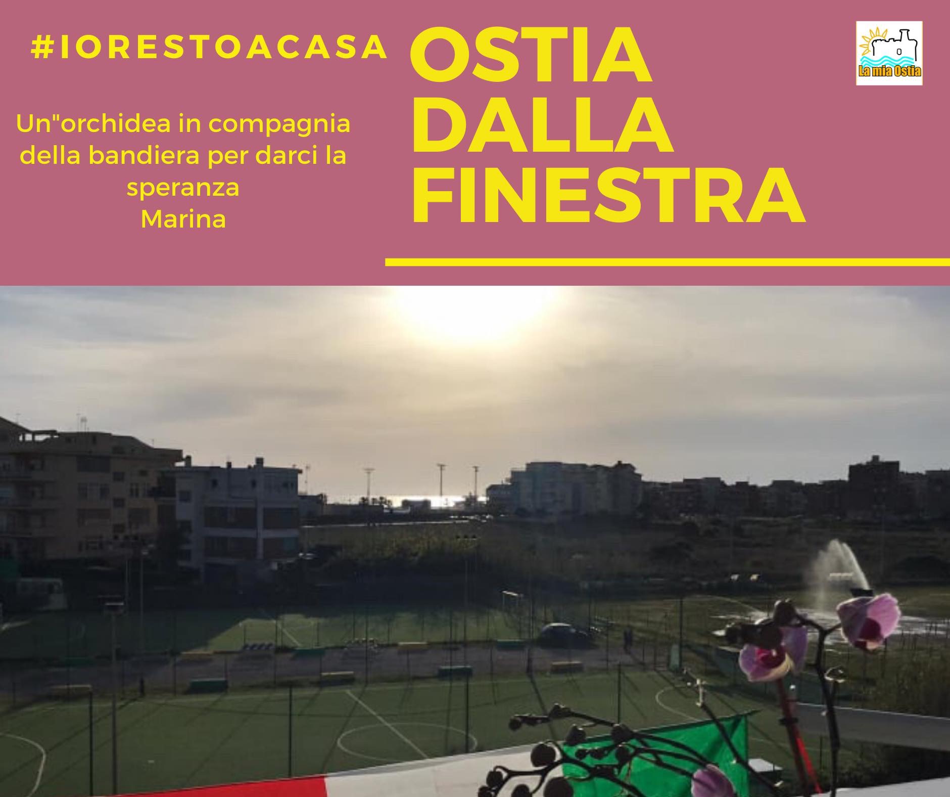 Ostia dalla finestra: mese di aprile